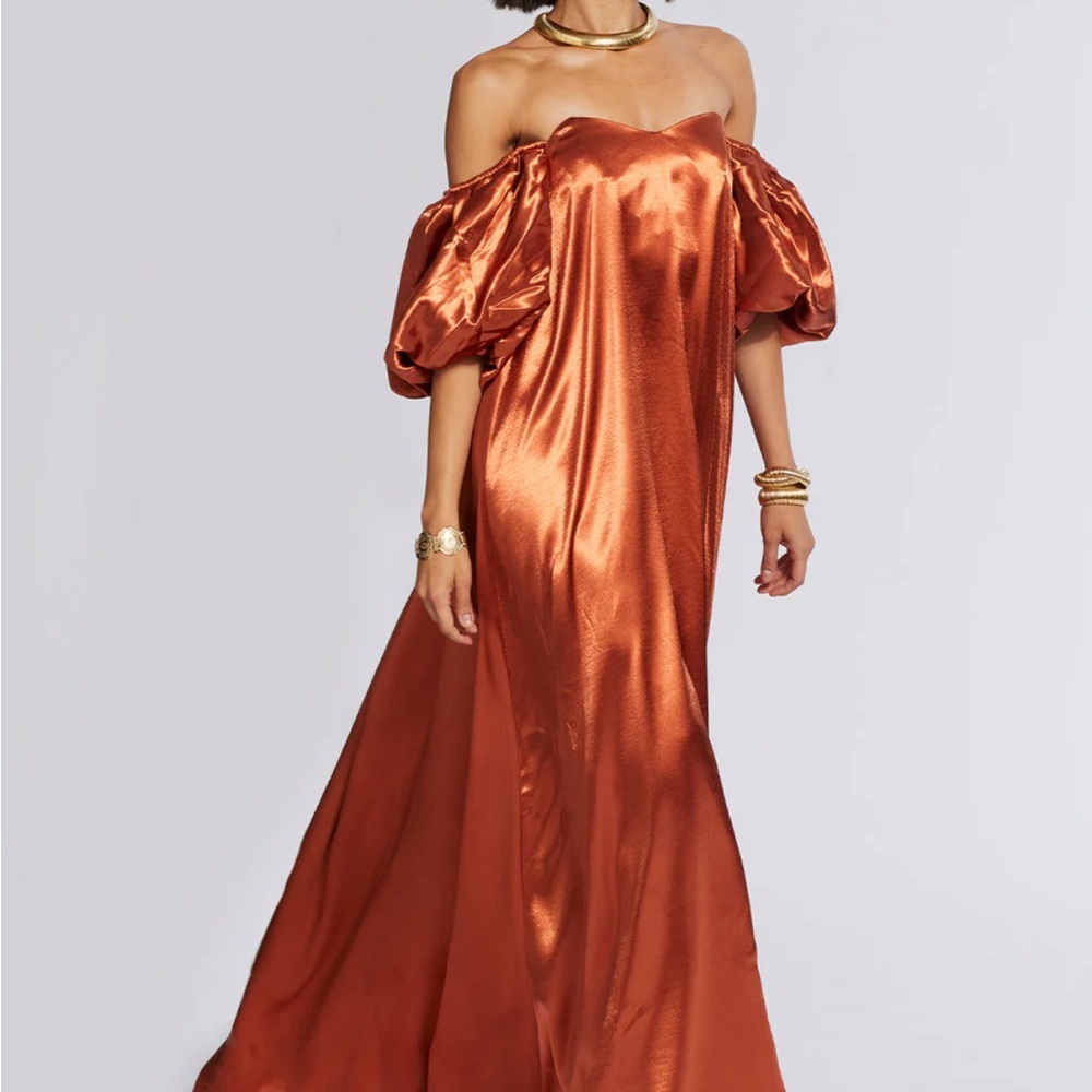 Caroline Constas Palmer Off-Shoulder Maxi Dress - Picture 3 of 4